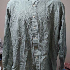 Ralph Lauren Blake Green Large Button Down Shirt